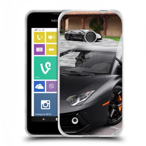 Дизайнерский пластиковый чехол для Nokia Lumia 530 Lamborghini