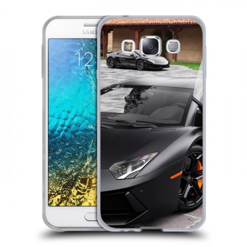 Дизайнерский пластиковый чехол для Samsung Galaxy E5 Lamborghini