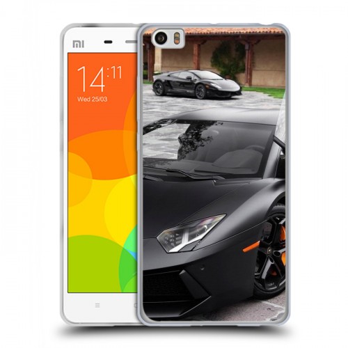 Дизайнерский пластиковый чехол для Xiaomi Mi Note Lamborghini