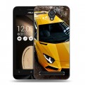 Дизайнерский пластиковый чехол для ASUS Zenfone Go Lamborghini