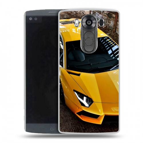 Дизайнерский пластиковый чехол для LG V10 Lamborghini