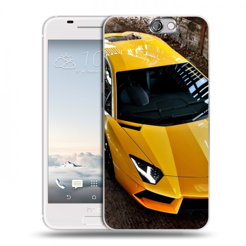 Дизайнерский пластиковый чехол для HTC One A9 Lamborghini