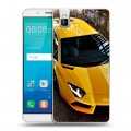 Дизайнерский пластиковый чехол для Huawei ShotX Lamborghini