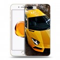 Дизайнерский пластиковый чехол для Iphone 7 Plus / 8 Plus Lamborghini