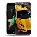 Дизайнерский пластиковый чехол для LG K4 Lamborghini