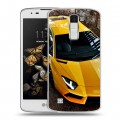 Дизайнерский пластиковый чехол для LG K8 Lamborghini