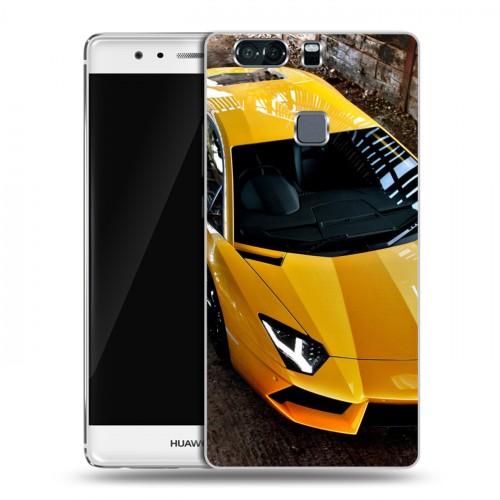 Дизайнерский пластиковый чехол для Huawei P9 Plus Lamborghini