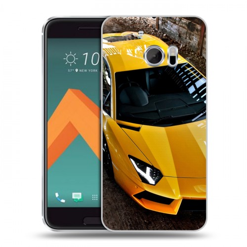 Дизайнерский пластиковый чехол для HTC 10 Lamborghini