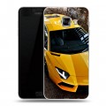 Дизайнерский пластиковый чехол для Samsung Galaxy C5 Lamborghini