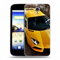 Дизайнерский пластиковый чехол для ZTE Blade A510 Lamborghini