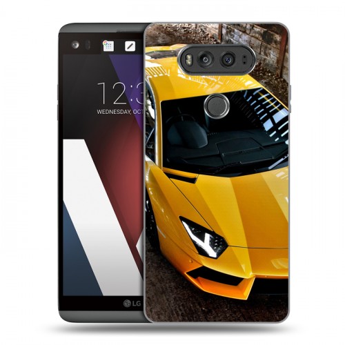 Дизайнерский пластиковый чехол для LG V20 Lamborghini