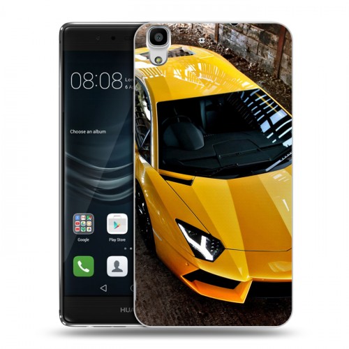 Дизайнерский пластиковый чехол для Huawei Y6II Lamborghini