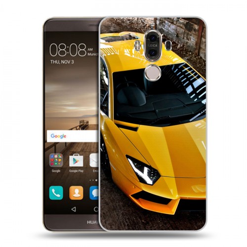 Дизайнерский пластиковый чехол для Huawei Mate 9 Lamborghini