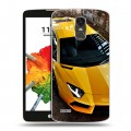 Дизайнерский пластиковый чехол для LG Stylus 3 Lamborghini