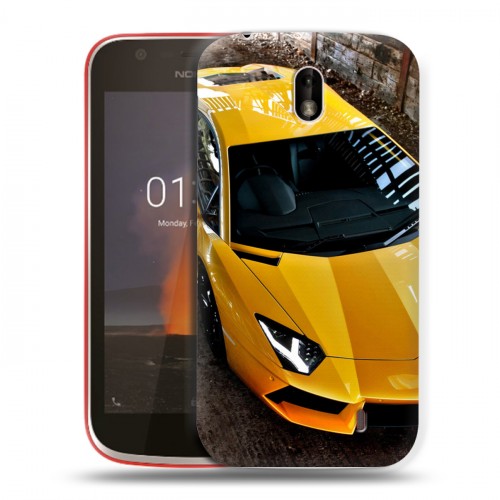 Дизайнерский пластиковый чехол для Nokia 1 Lamborghini