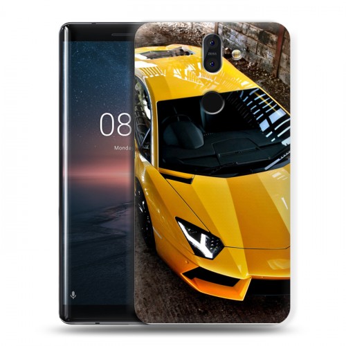 Дизайнерский пластиковый чехол для Nokia 8 Sirocco Lamborghini