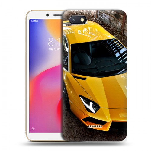 Дизайнерский пластиковый чехол для Xiaomi RedMi 6A Lamborghini