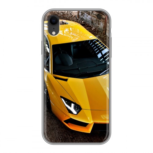 Дизайнерский пластиковый чехол для Iphone Xr Lamborghini