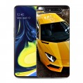 Дизайнерский пластиковый чехол для Samsung Galaxy A80 Lamborghini