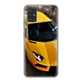 Дизайнерский силиконовый чехол для Samsung Galaxy A51 Lamborghini