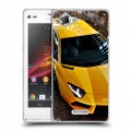 Дизайнерский пластиковый чехол для Sony Xperia L Lamborghini