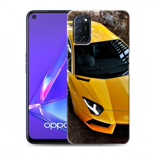 Дизайнерский пластиковый чехол для OPPO A52 Lamborghini