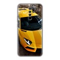 Дизайнерский пластиковый чехол для Xiaomi RedMi 9 Lamborghini