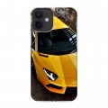 Дизайнерский пластиковый чехол для Iphone 12 Mini Lamborghini