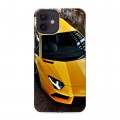 Дизайнерский силиконовый чехол для Iphone 12 Lamborghini