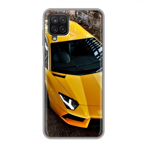 Дизайнерский силиконовый чехол для Samsung Galaxy A12 Lamborghini