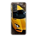 Дизайнерский силиконовый чехол для Samsung Galaxy A32 Lamborghini