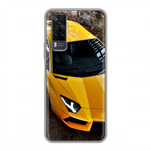 Дизайнерский силиконовый чехол для Vivo Y31 Lamborghini