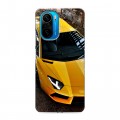 Дизайнерский силиконовый чехол для Xiaomi Poco F3 Lamborghini