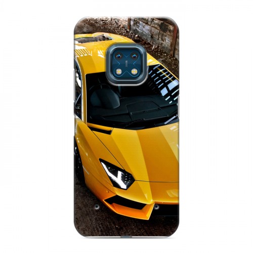 Дизайнерский силиконовый с усиленными углами чехол для Nokia XR20 Lamborghini