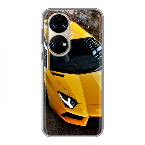 Дизайнерский силиконовый чехол для Huawei P50 Pro Lamborghini