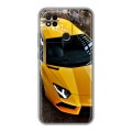 Дизайнерский силиконовый чехол для Xiaomi Redmi 10A Lamborghini