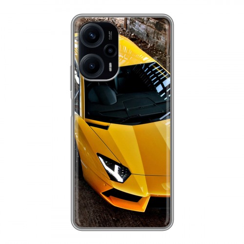 Дизайнерский силиконовый чехол для XIaomi Poco F5 Lamborghini