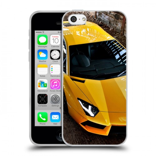 Дизайнерский пластиковый чехол для Iphone 5c Lamborghini