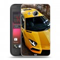 Дизайнерский пластиковый чехол для HTC Desire 200 Lamborghini