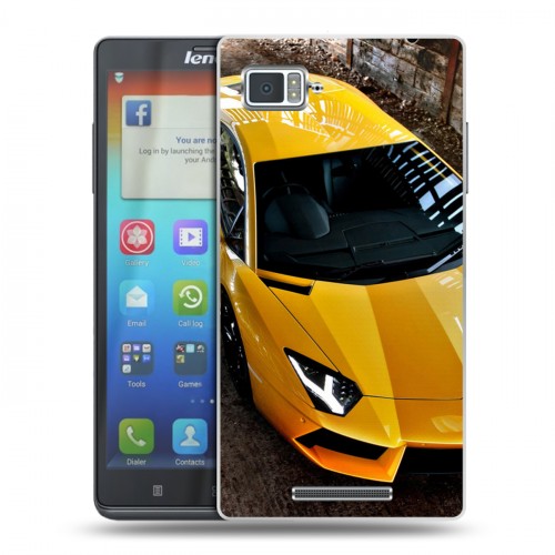 Дизайнерский пластиковый чехол для Lenovo Vibe Z Lamborghini