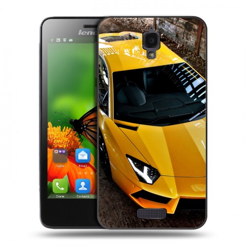 Дизайнерский пластиковый чехол для Lenovo S660 Lamborghini