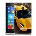 Дизайнерский пластиковый чехол для Microsoft Lumia 435 Lamborghini