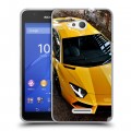 Дизайнерский пластиковый чехол для Sony Xperia E4g Lamborghini