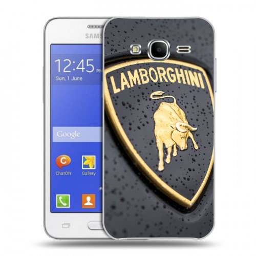 Дизайнерский силиконовый чехол для Samsung Galaxy J7 Lamborghini