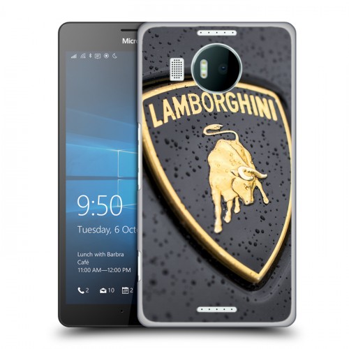 Дизайнерский пластиковый чехол для Microsoft Lumia 950 XL Lamborghini