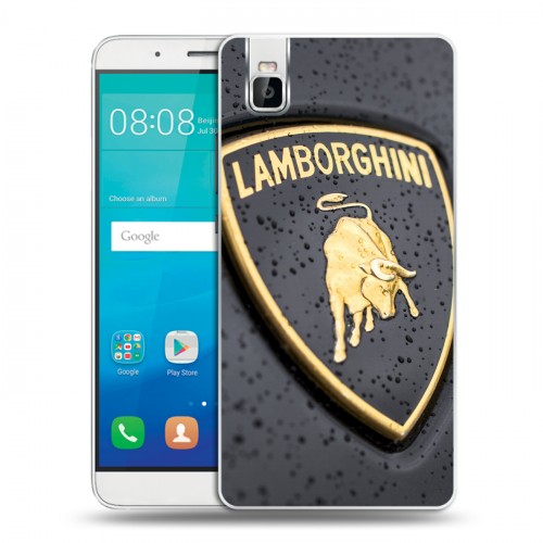 Дизайнерский пластиковый чехол для Huawei ShotX Lamborghini