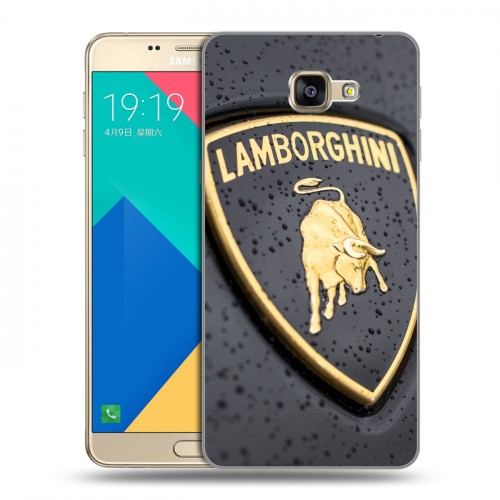 Дизайнерский силиконовый чехол для Samsung Galaxy A9 Lamborghini