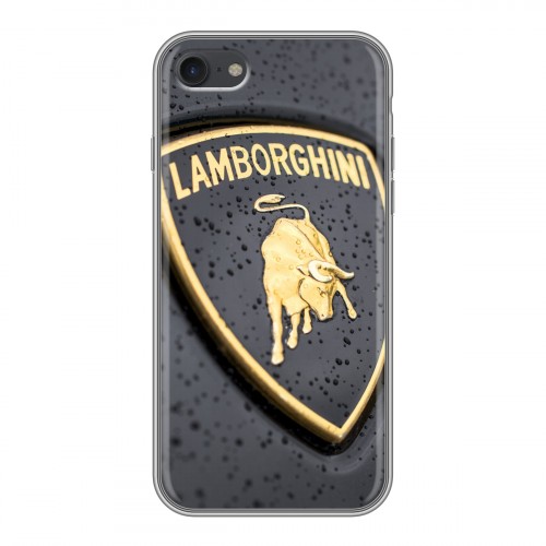 Дизайнерский силиконовый чехол для Iphone 7 Lamborghini