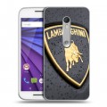 Дизайнерский пластиковый чехол для Lenovo Moto G Lamborghini