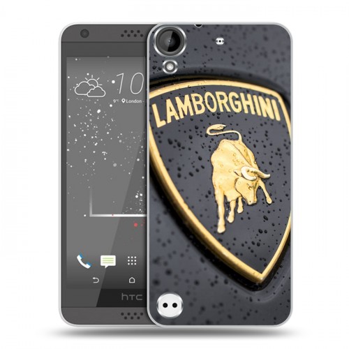 Дизайнерский пластиковый чехол для HTC Desire 530 Lamborghini